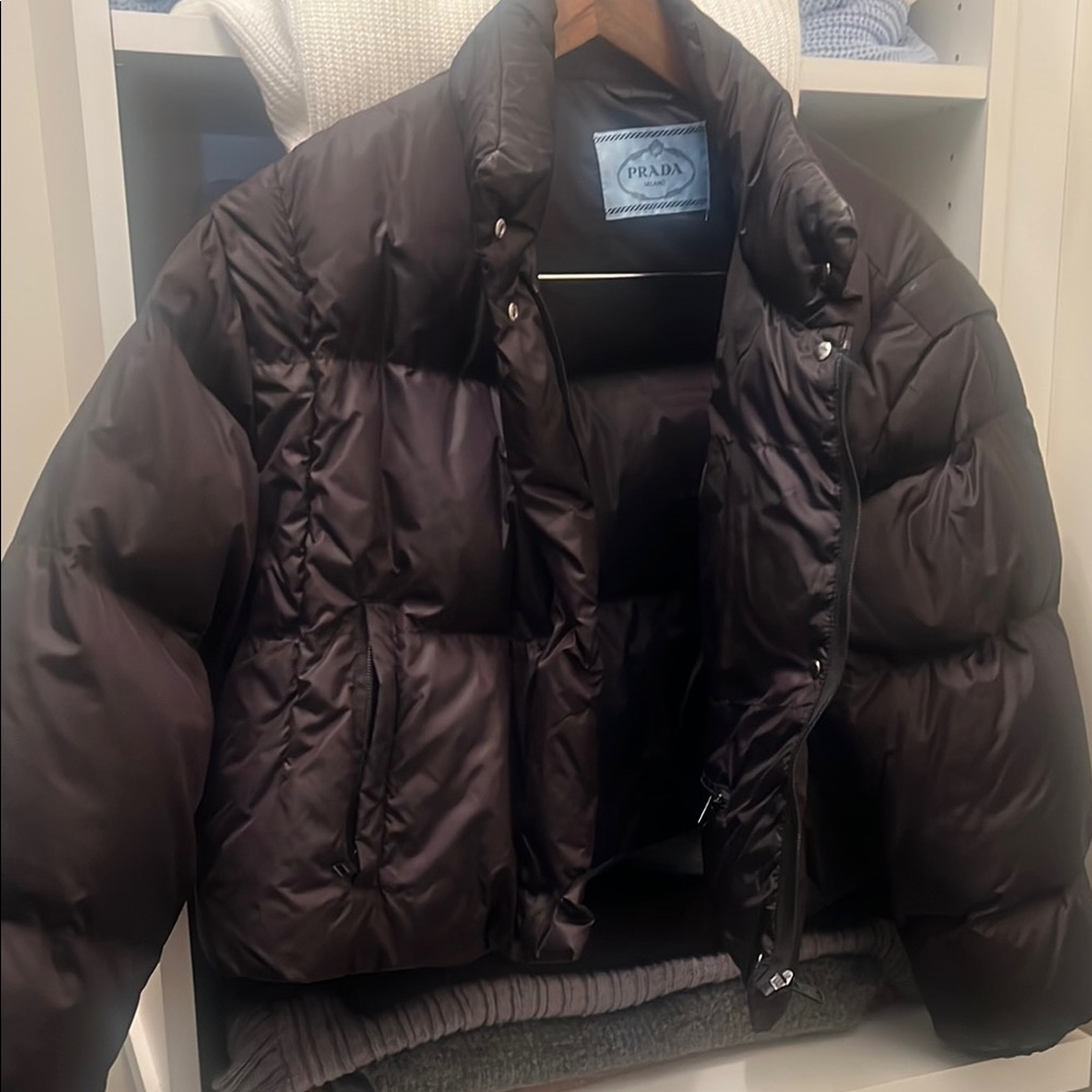 Prada Black Puffer Jacket